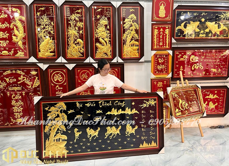 tranh tặng mừng tân gia