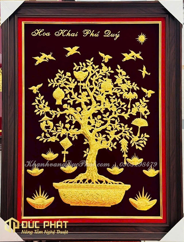 tranh mừng tân gia cao cấp