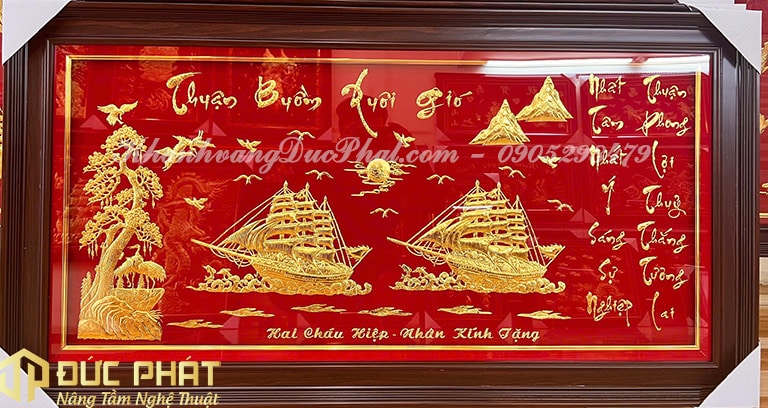mẫu tranh tặng tân gia cao cấp