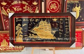 khánh vàng tặng khai trương quán cafe