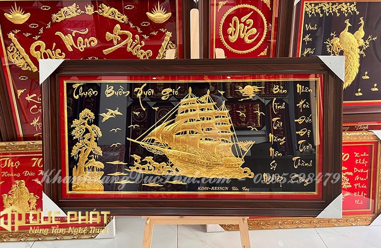khánh vàng tặng khai trương quán cafe