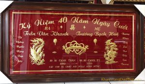 kỷ niệm 40 năm ngày cưới