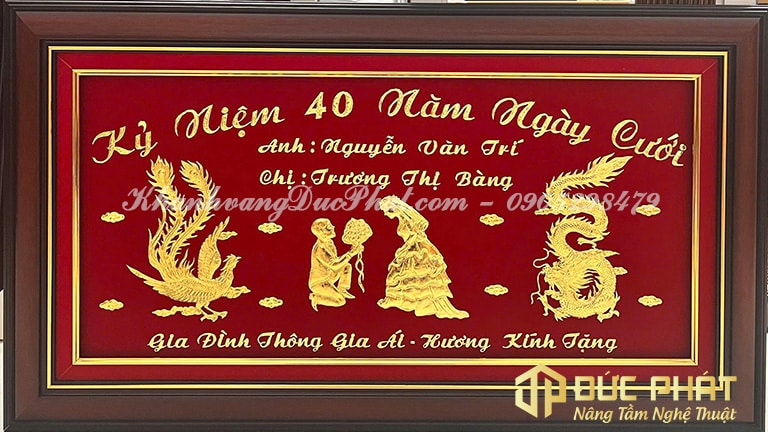 quà tặng các mốc kỷ niệm ngày cưới