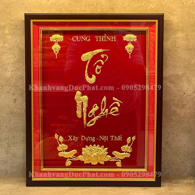 bài vị thờ tổ nghề nội thất xây dựng