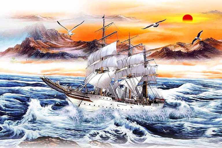 Tranh Thuyền Buồm Treo Hướng Nào - Bí Quyết Phong Thủy Tăng Tài Lộc Và May Mắn