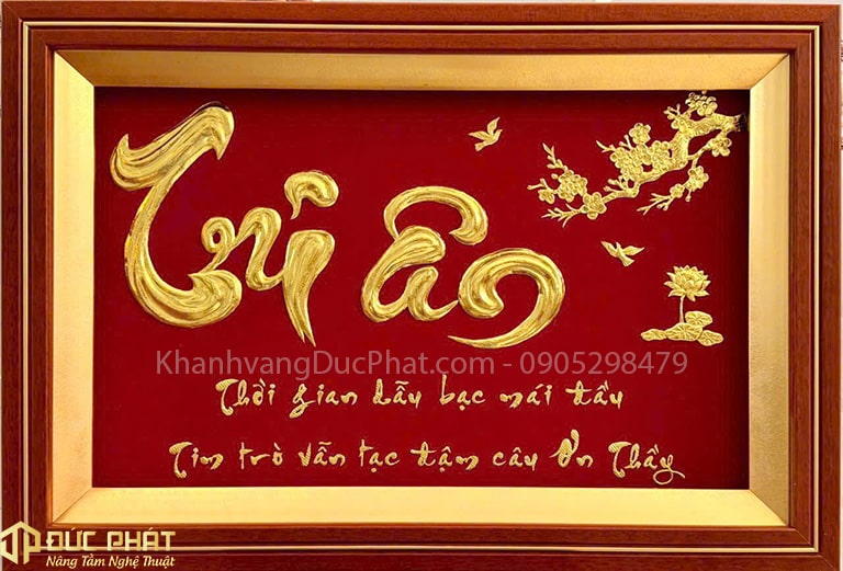 tranh tặng nhà trường Thầy cô