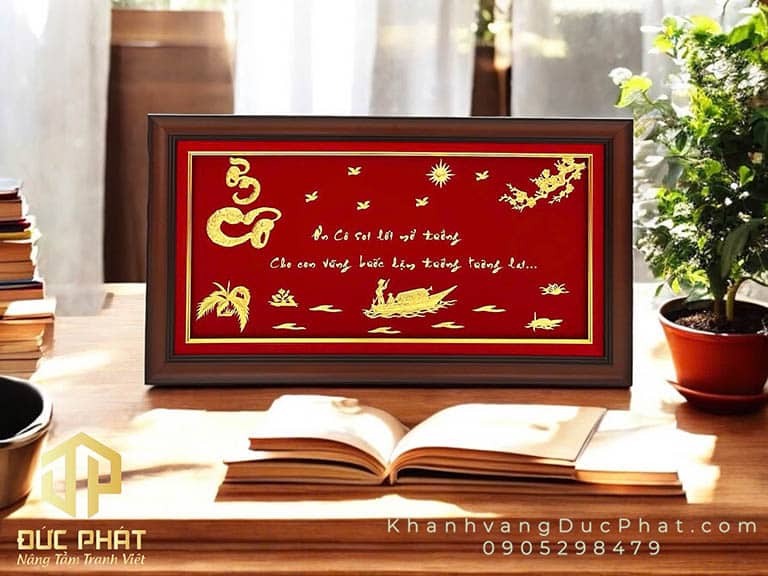 tranh tặng tri ân thầy cô 