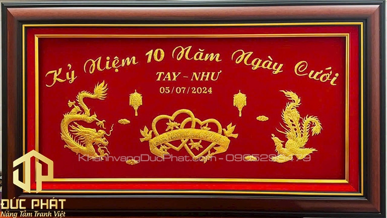 khánh vàng kỷ niệm 10 năm ngày cưới