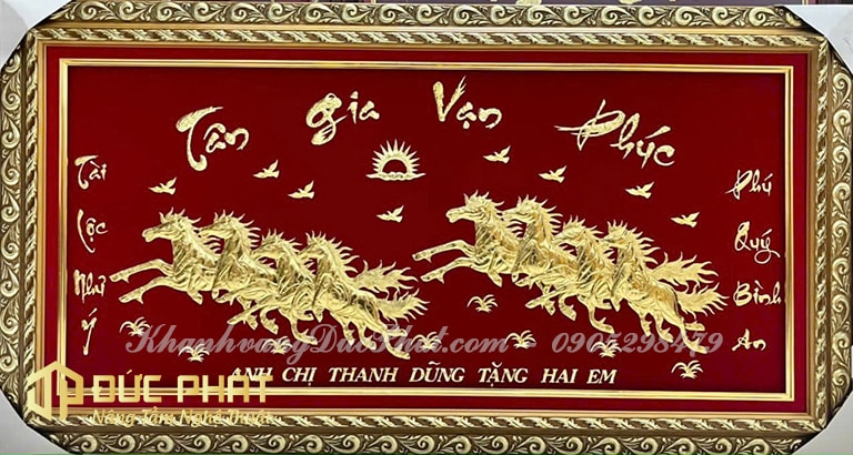 Khánh vàng mã đáo thành công cao cấp