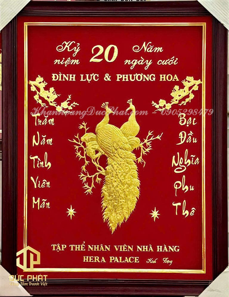 tranh tặng kỷ niệm ngày cưới