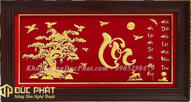 Khánh vàng Lộc Bách Cát Tường