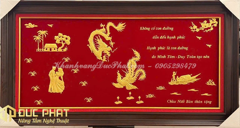 khánh vàng long phụng trình tường