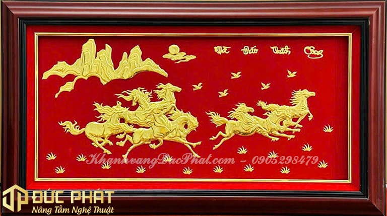 Khánh vàng Mã Đáo Thành Công - Bát Mã Phi Thiên
