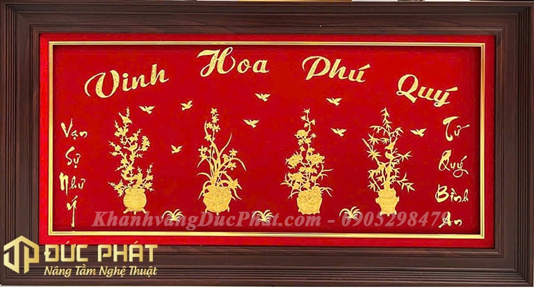 Khánh vàng Tứ Bình - Mai Lan Cúc Trúc