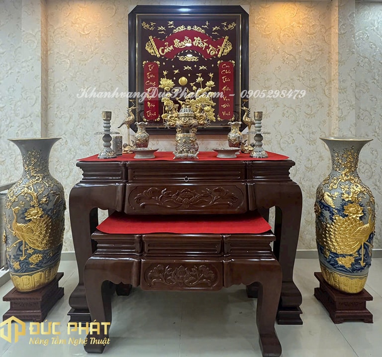 liễn thờ cửu huyền thất tổ cao cấp