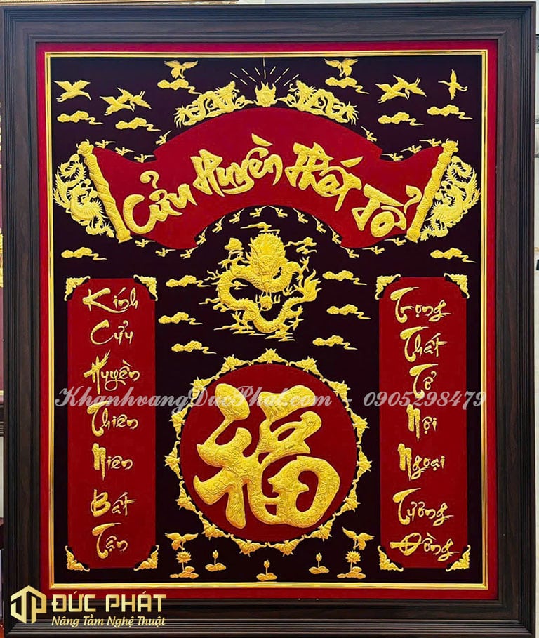 liễn thờ cửu huyền thất tổ Đại Phúc