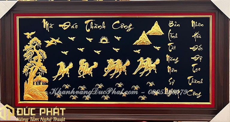 tranh ngựa trở về mã đáo thành công