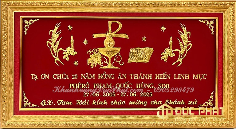 khánh vàng tạ ơn chúa 20 năm hồng ân thánh hiến linh mục