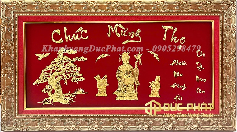 tranh chúc mừng thọ bà