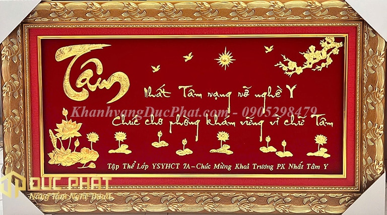 khánh vàng quà tặng khai trương phòng khám ý nghĩa