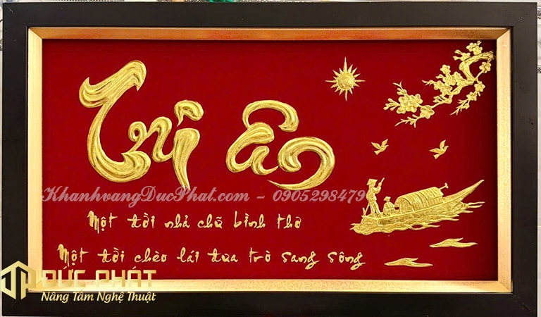 tranh chữ tri ân thư pháp tặng tri ân thầy cô